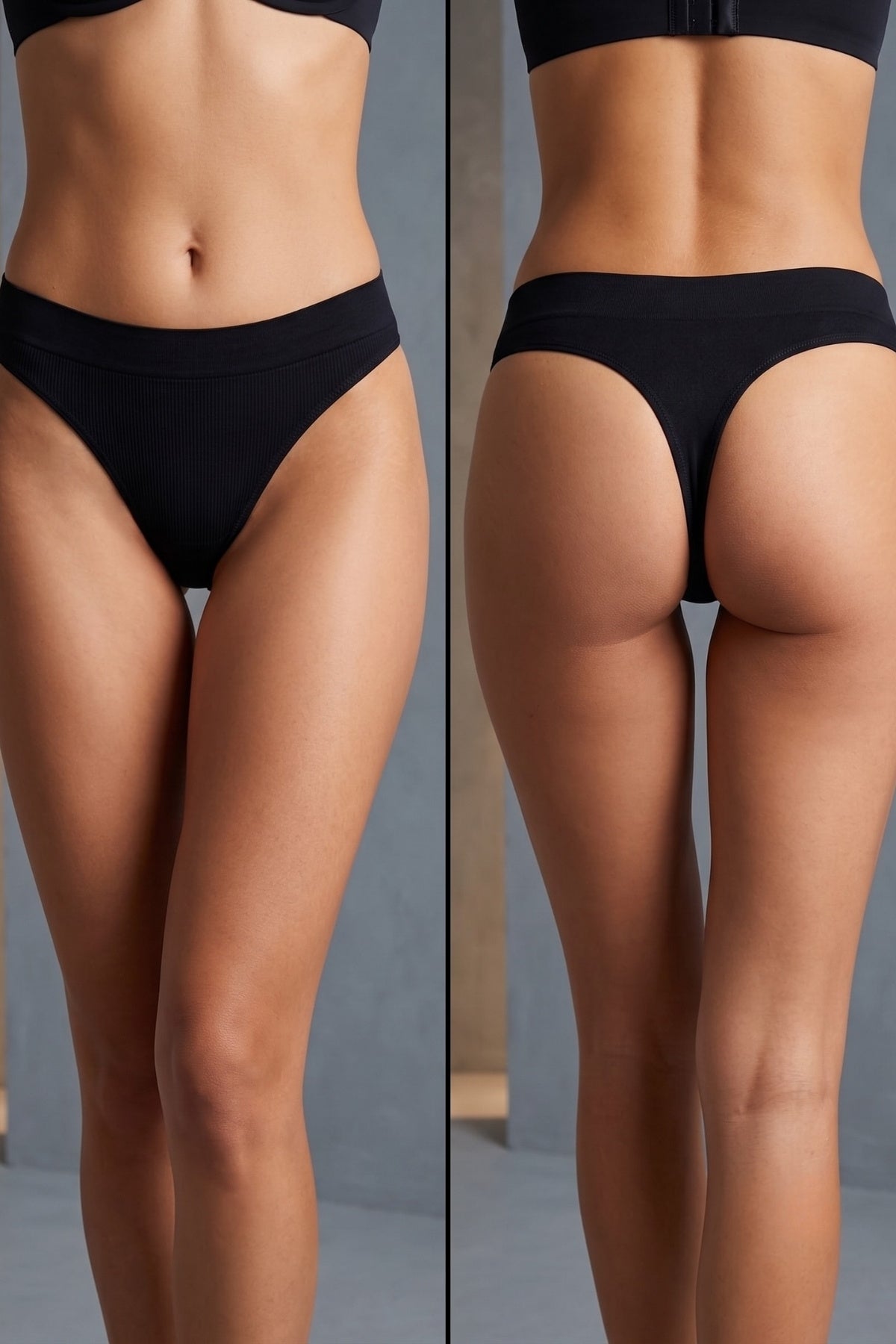 Venyo Model Fitilli Tanga Slip Kadın Külot İz Belli Etmez Dikişsiz Günlük Rahat Kullanım
