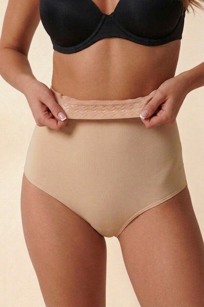 Yüksek Bel Slip Korse Dikişsiz Lazer Kesim İz Yapmaz Göbek Bel Basen Toparlayıcı Kadın