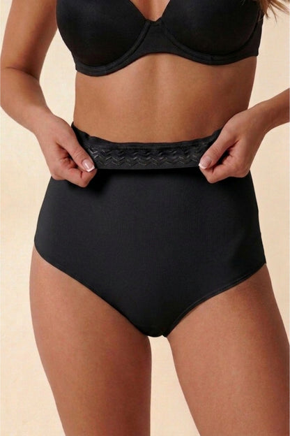 Yüksek Bel Slip Korse Dikişsiz Lazer Kesim İz Yapmaz Göbek Bel Basen Toparlayıcı Kadın