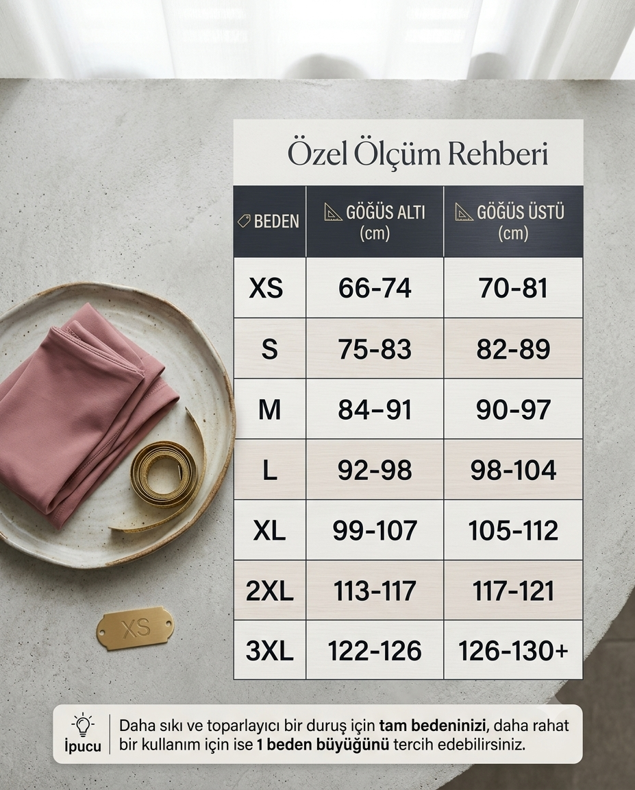 Sonox Kadın Toparlayıcı Büstiyer Korse Pedli Kalın Askılı Destekleyici Spor Sütyen Bralet